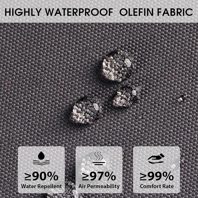 Rocking Chair Cushions with Pillow, Waterproof and Fade-Resistant Thicken - Image 3
