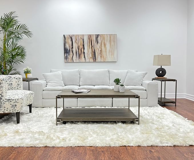 Coffee Table Set Modern Style: 3-Piece Living Room Furniture by DancingSwan