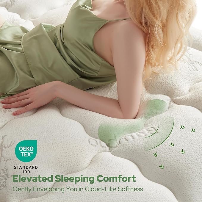 BEDLORE California King Mattress Topper Viscose Derived from Bamboo, Thick - Image 2