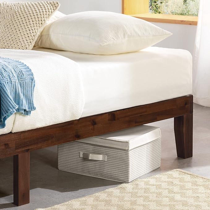Mellow 12" Solid Wood Platform Bed Frame - Image 5