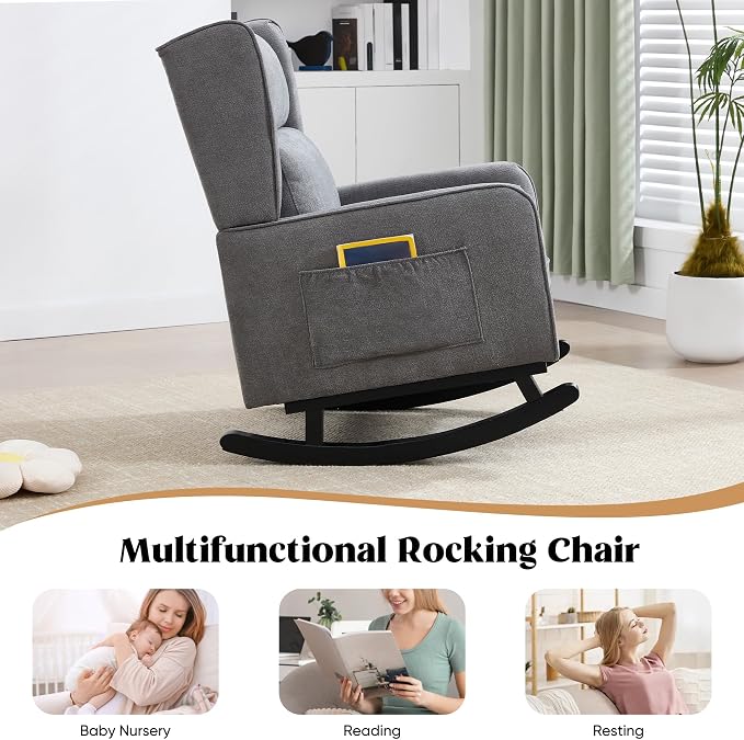 HCHAIRH Nursery Rocking Chairs, Rocking Chair Nursery - Image 6
