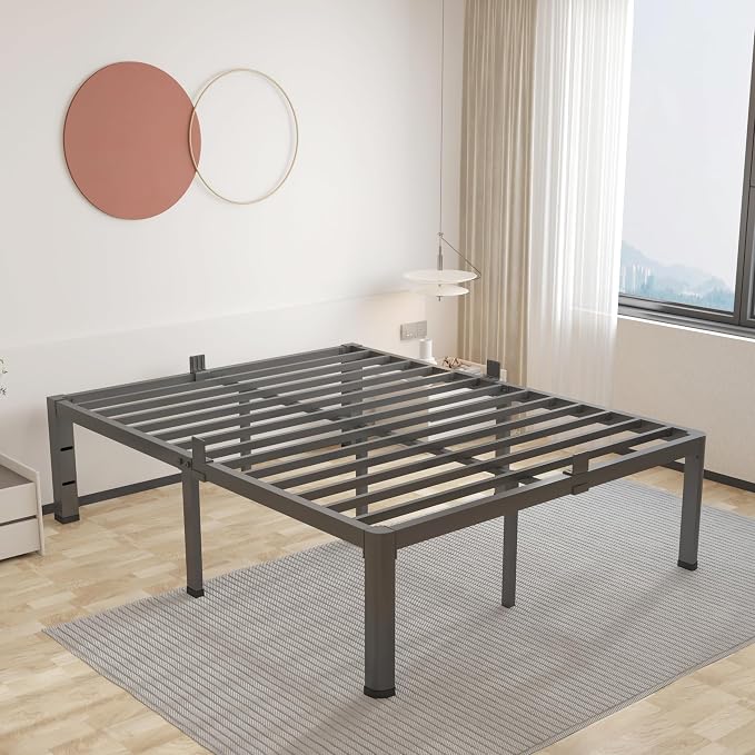 ROIL 12 inch Metal Queen Bed Frame - Image 8