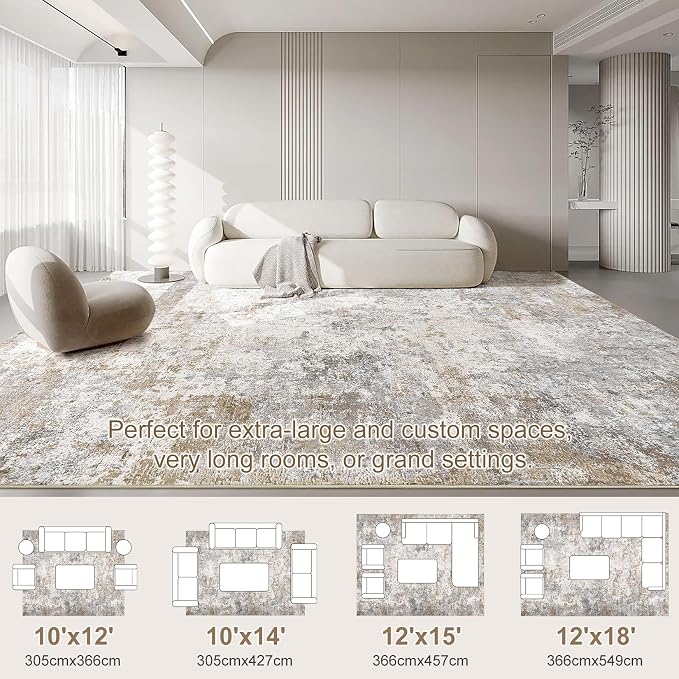UERMEI 12x15 Area Rug Living Room Rugs - Image 6