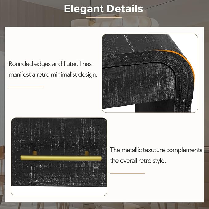 Harper & Bright Designs TREXM Unique Retro Silhouette Console Table - Image 6