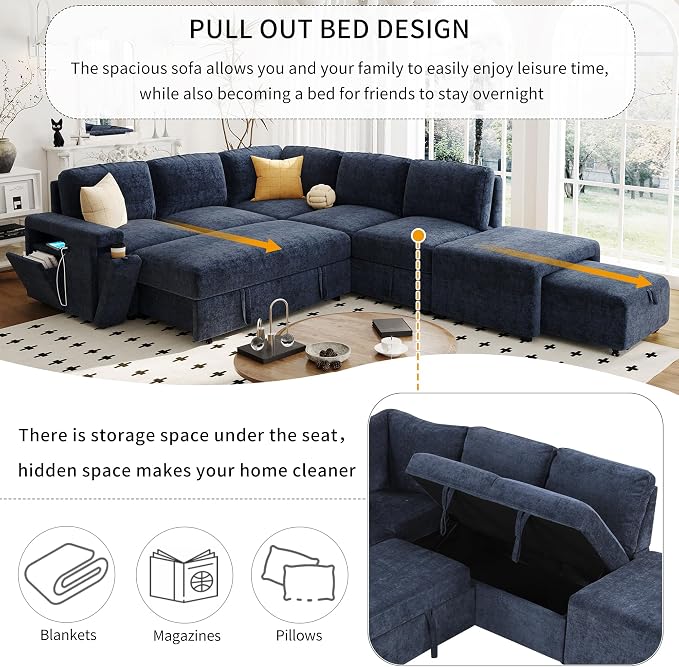 Merax L-Shaped Modular Sectional Sofa - Image 4
