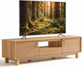 Marsail Boho Modern TV Stand up to 65 Inches, Fluted Entertainment Center by Marsail