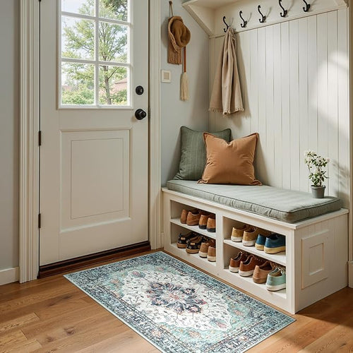 Area Rugs 2'x4' Kitchen Rugs Entry Rug Small Rugs by RELEANY