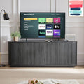 64'' Fluted TV Stand for TVs up to 75'', Modern Long Media Console by WelcometoCUPYUOOU