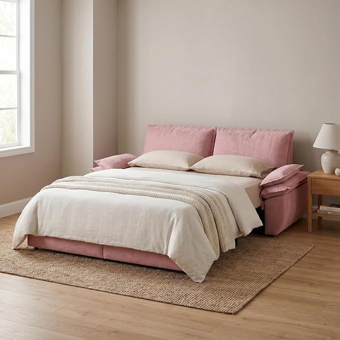 73.2" Sofa Bed Queen, 3-in-1 Pull Out Sofa Bed - Image 14