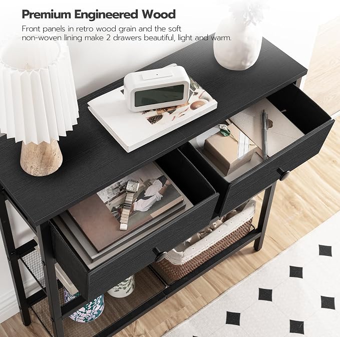 HOOBRO 29.5" Narrow Console Table - Image 8