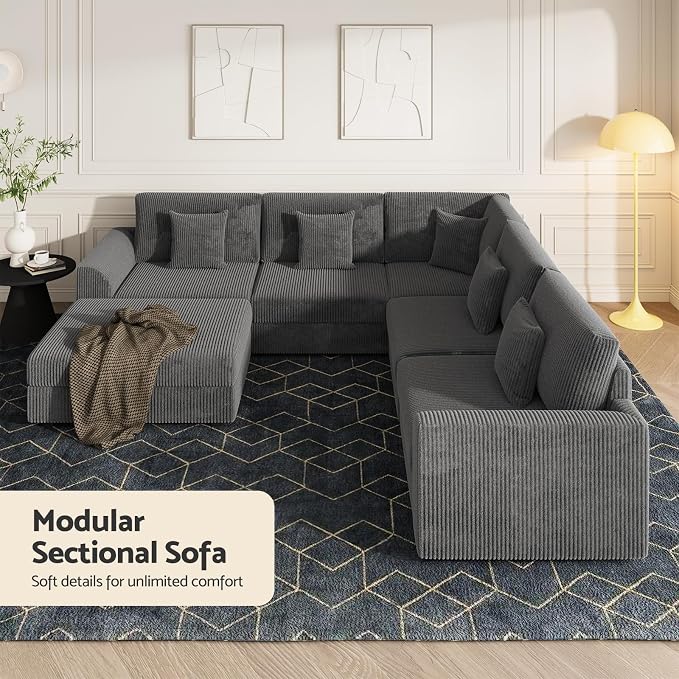 Oversized Modular Sectional Sofa - Image 5