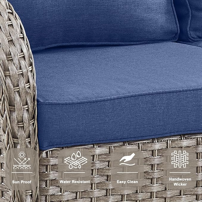 Belord Expansive 10 Pieces Outdoor Patio Furniture Set - Image 5