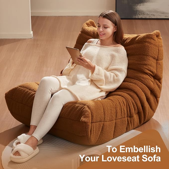 Bean Bag Chairs for Adults Giant Bean Bag Chair Memory Foam BeanBag Chair Bean - Image 5