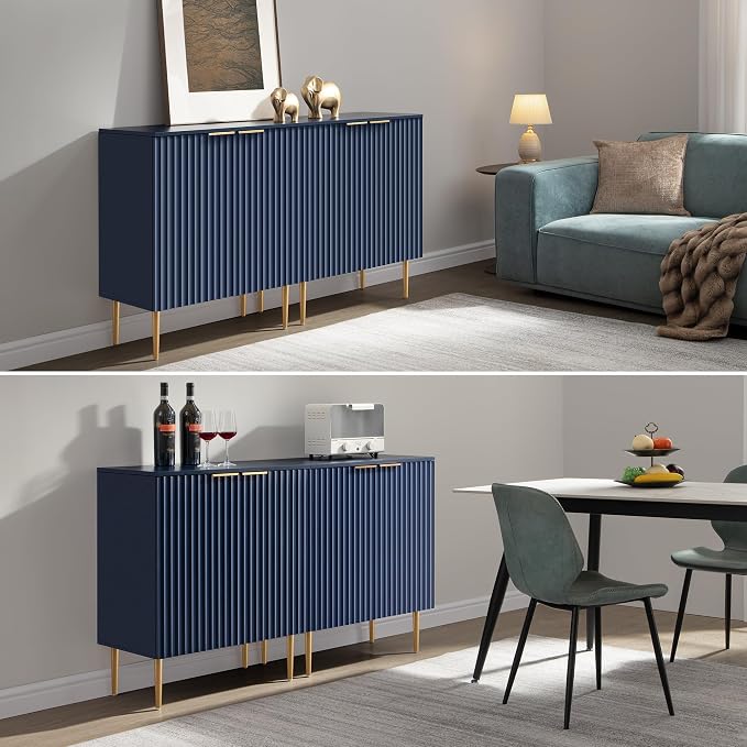 SICOTAS Sideboard Buffet Storage Cabinet, Modern Accent Cabinet - Image 9
