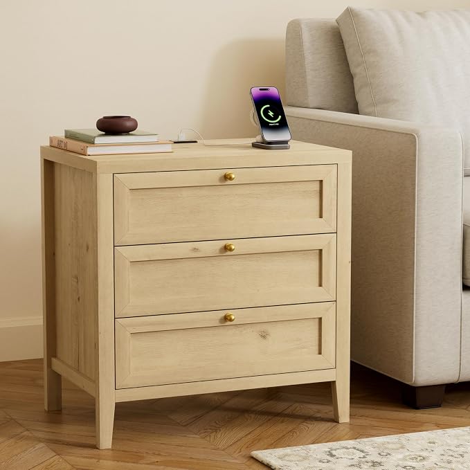 EYYTHUNG Farmhouse Night Stand by EYYTHUNG
