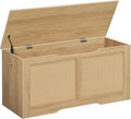 HOOBRO Storage Bench, 39.3" Toy Box, Rattan-Like Storage Chest, Sturdy Entryway by HOOBRO