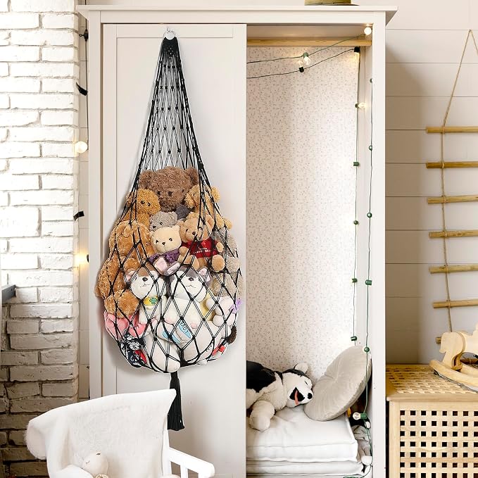 Amdermi Stuffed Animal Hammock Corner Hanging Net - Image 8