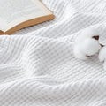 Bedsure 100% Cotton Muslin Throw Blanket Large 50x70 Inches by BEDSURE