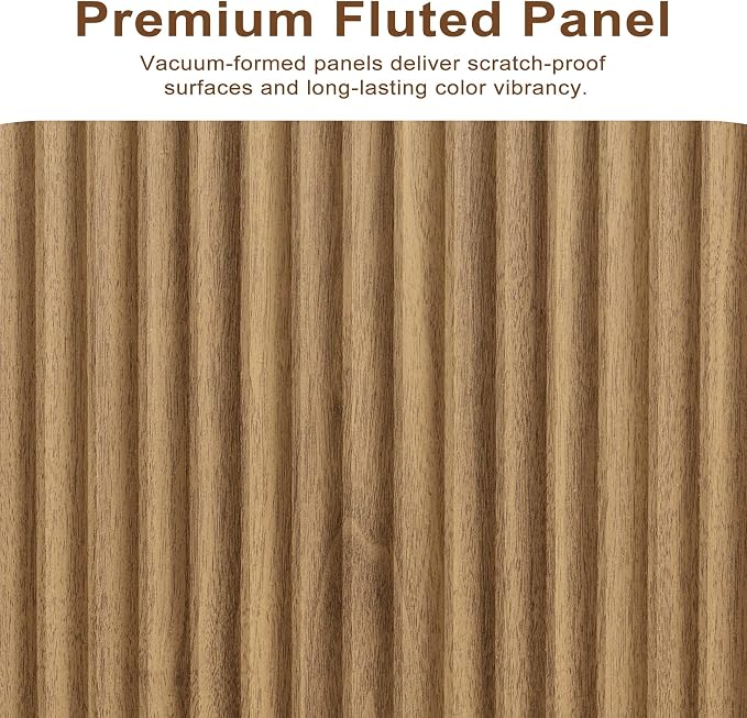 2-Piece Fluted Living Room Set Includes 31.5" Fluted Lift Top Coffee Table - Image 9