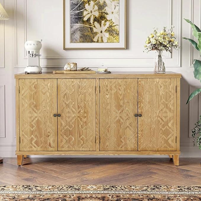 LKTART 59" Sideboard Buffet Cabinet by LKTART