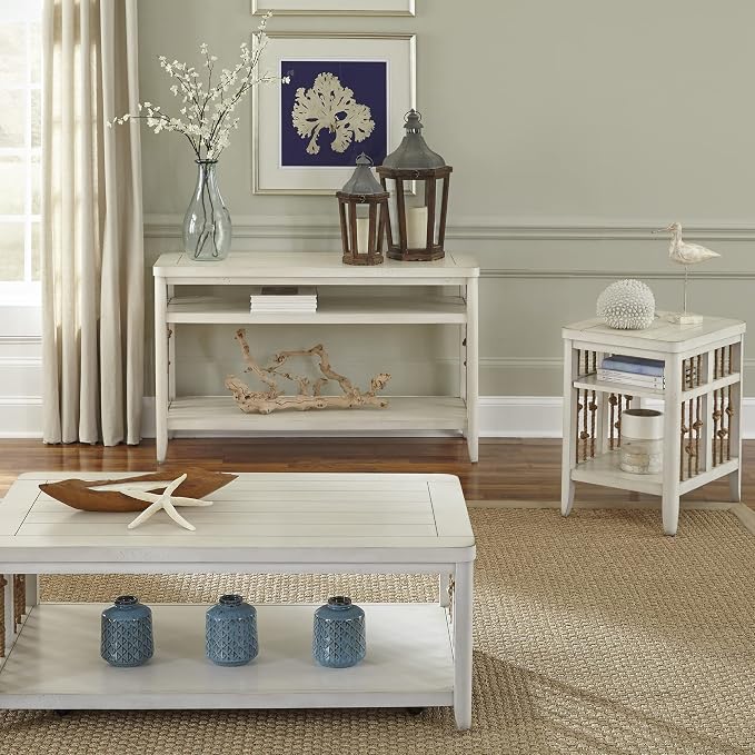 Liberty Furniture Dockside II Chair Side End Table, W18 x D24 x H26, Coastal - Image 5