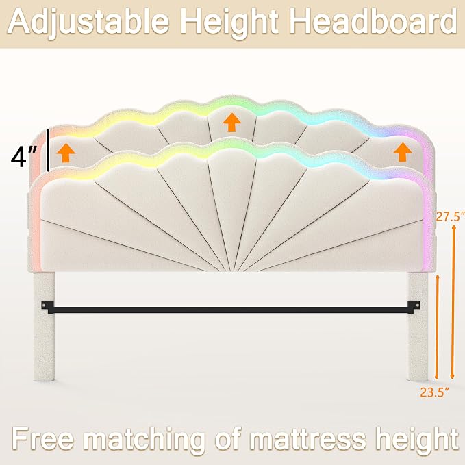 White Upholstered Bed Children’s Bed - Image 2