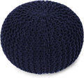 REDEARTH · Round Pouf Foot Stool Bean Bag Ottoman by REDEARTH