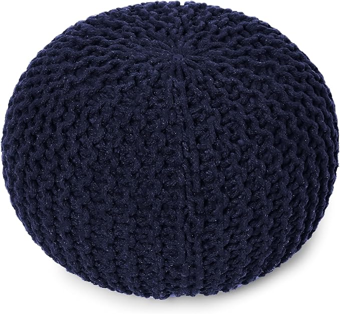 REDEARTH · Round Pouf Foot Stool Bean Bag Ottoman by REDEARTH