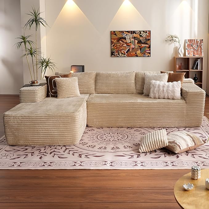 ovios 104" Cloud Boneless Couch by OVIOS