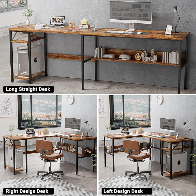 Unikito L Shaped Computer Desk - Image 6