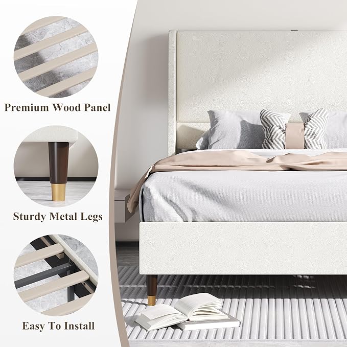 MALOL Queen Size Bed Frame - Image 7