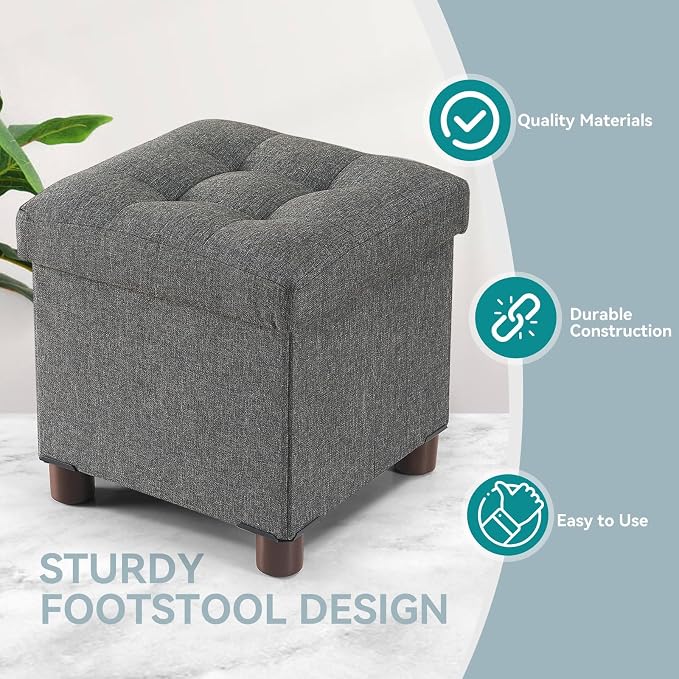 BRIAN & DANY Small Ottoman - Image 5