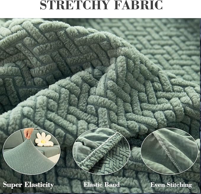 Sofa Covers Couch Covers for Sofa Pet Friendly Couch Cushion Covers Universal - Image 4