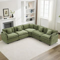 113'' V Shaped Cloud Sectional Sofa, Oversized Deep Seat Couches by WUTUTUEE