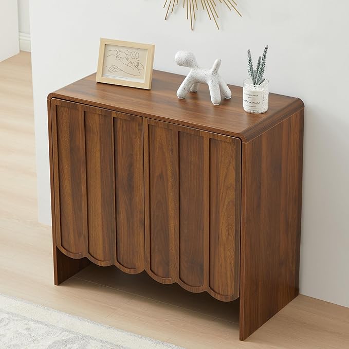 ORRD Sideboard Buffet Cabinet Set of 2, Accent Storage Cabinets - Image 6
