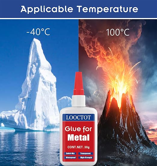 LOOCTOT 30g Metal Glue, Small Piece Metal Repair, Super Instant Glue Bonding - Image 5