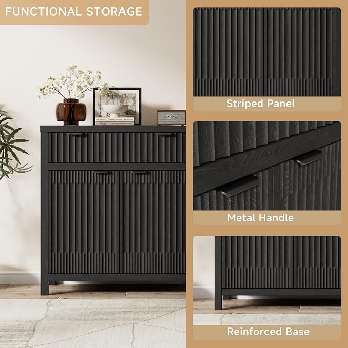 Fatmok Fluted Buffet Cabinet - Image 5