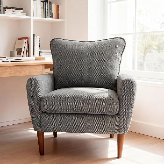 OLIXIS Comfy Accent Chair for Living Room Bedroom and Waiting Room, Upholstered by OLIXIS