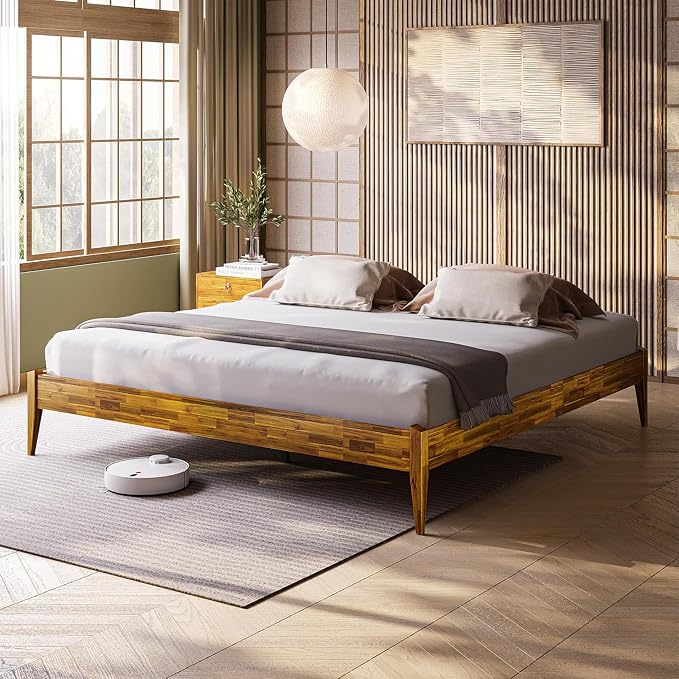 Bme Dinkee King Bed Frame Wood 15 Inch by Bme