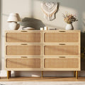 GarveeHome Rattan 6 Drawer Dresser by GarveeHome