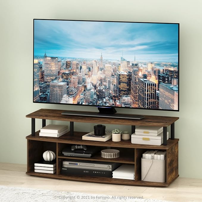 Furinno Jaya Large Entertainment Center Stand Unit/TV - Image 3