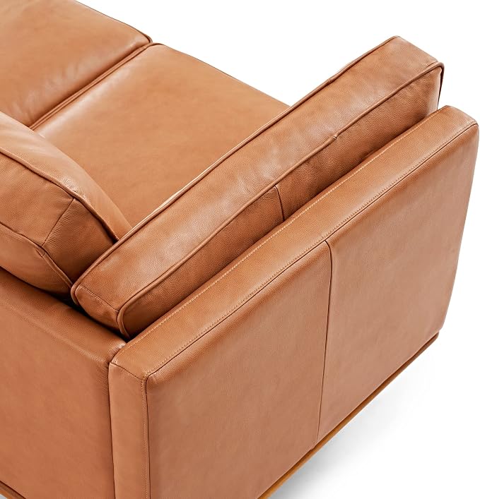 Valencia Artisan Full Leather Accent Chair 41.5” | Pure Full Italian Nappa - Image 6