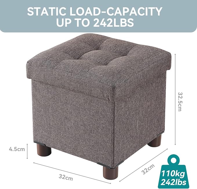 BRIAN & DANY Small Ottoman - Image 2