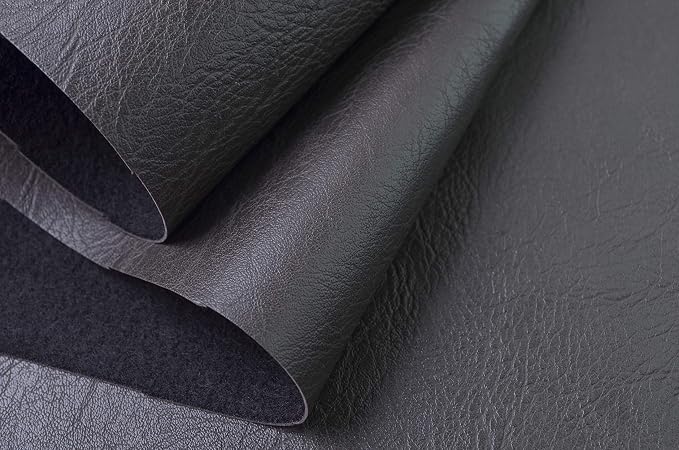 Wento Thick Faux Leather Fabric Soft Skin Grain PU Leather - Image 3