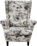 KRFOONN Wingback Chair Covers Slipcovers 2 Piece Stretch Wing Chair Covers by KRFOONN