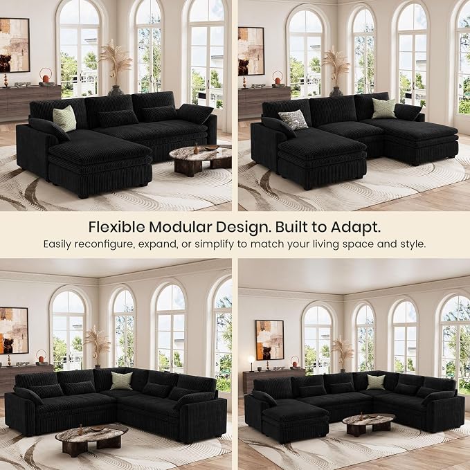 Belffin Large Modular Sectional Sofa - Image 9