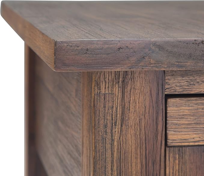 SIMPLIHOME Monroe Narrow Side Table – 14 inch Wide Solid Acacia Wood End Table - Image 6