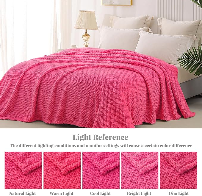 Whale Flotilla King Size Fuzzy Fleece Blanket - Image 9