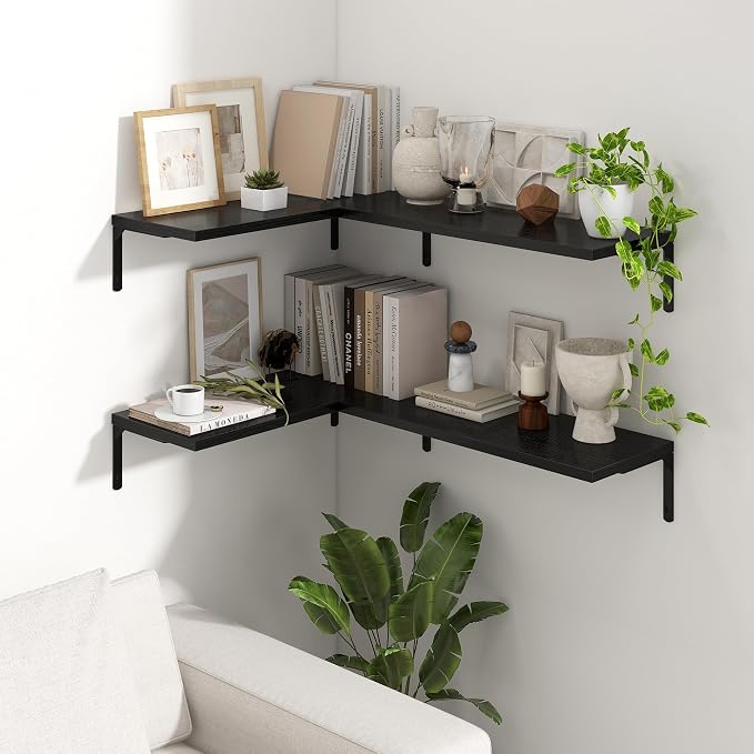 Fun Memories Deep Floating Shelves, 24W x 8D Floating Shelves Set of 2 - Image 6
