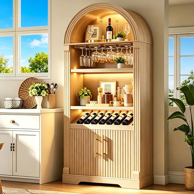 Vlsrka Arched Cabinet, Kitchen Pantry Cabinets by VlsrkaFurniture